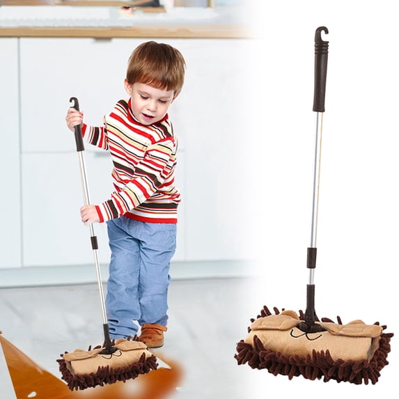 Extendable Mop, Rotating Cleaning Tool, Detachable Microfiber Head, for Windows and Floors, Home Maintenance Enthusiasts