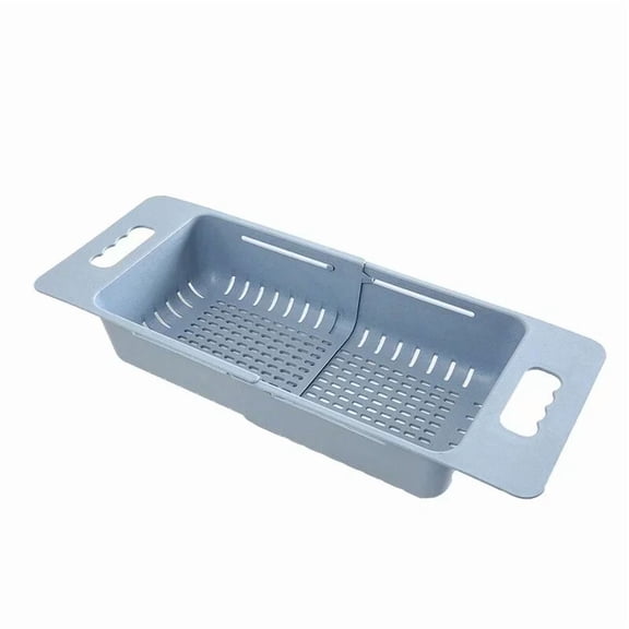 Extendable Over-the-Sink Colander – Adjustable Strainer Basket for Washing Fruits, Vegetables, and Pasta, Space-Saving Kitchen Drainer with Non-Slip Handles