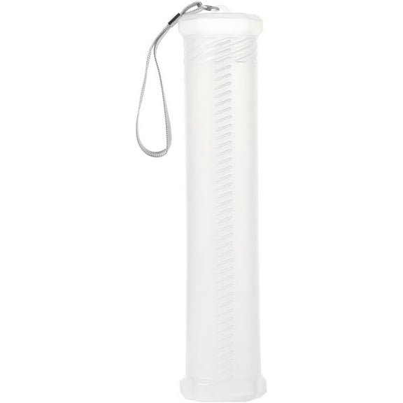 Extendable Plastic Paint Brush Case Paint Brush Holder Tube Storage Pencil Container Clear 255x49mm Inner Diameter: 48mm