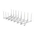 thumbnail image 1 of Extendable Pots Pans Organizer Rack,Adjustable Pot Lid Holder with 4/7 Adjustable Steel Dividers, Cookware Storage Drying Rack for Kitchen Cabinet, Countertop, Baking Pans & Trays(Silver1,5x3.5x2.8"), 1 of 9