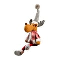 thumbnail image 1 of Extendable Reindeer Doll Christmas Decor Stretchable Santa's Deer Toy For Window Display Mantel Tree Decorations Festive Interactive Party Props For Home, 1 of 5