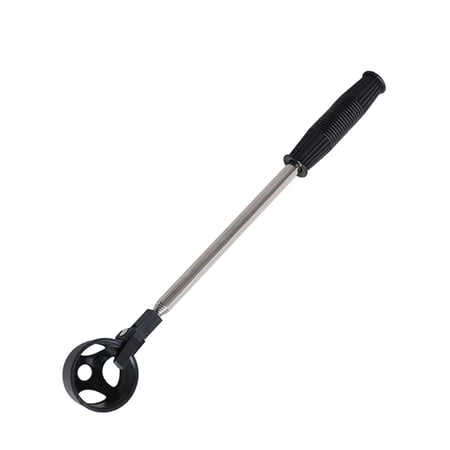 , Extendable Shaft Tool, Portable ,Stainless Steel Gift Golf Ball Picker Golf Ball Retriever for Pond Fence Water Black