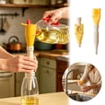 thumbnail image 1 of Extendable Silicone Kitchen Funnel, Clip‑On Bottle Filling Funnel, Spill‑Proof Bottle Filler Gadget Flexible Pouring Tool For Home Kitchen Countertop Liquid Transfer(Yellow-10.04"), 1 of 3