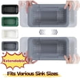 thumbnail image 1 of Extendable Sink Colander Strainer Basket, Wash Vegetables and Fruits, Drain Cooked Pasta and Dry Dishes - Adjustable Over the Sink Colander Drainer Basket - #01 Black, 1 of 6