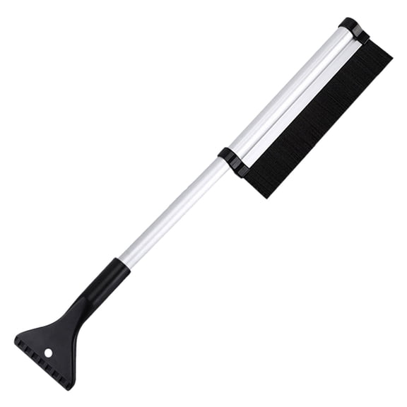 Extendable Snow Brush and Ice Scraper for Cars, 24" to 16" Retractable Winter Tool with Scratch-Free Bristles, Universal Vehicle Accessory for Trucks, Vans, and SUVs