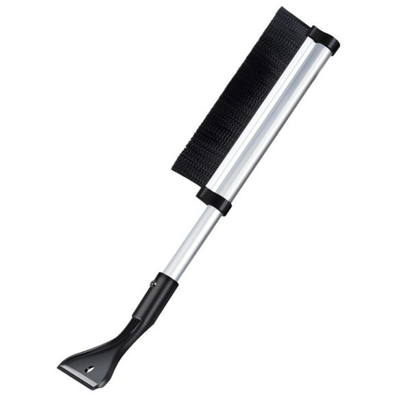 Extendable Snow Brush and Ice Scraper with Foam Grip for Car Windshields