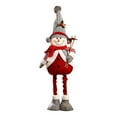 thumbnail image 1 of Extendable Snowman Doll Christmas Decor Stretchable Santa's Deer Toy For Window Display Mantel Tree Decorations Festive Interactive Party Props For Home, 1 of 5