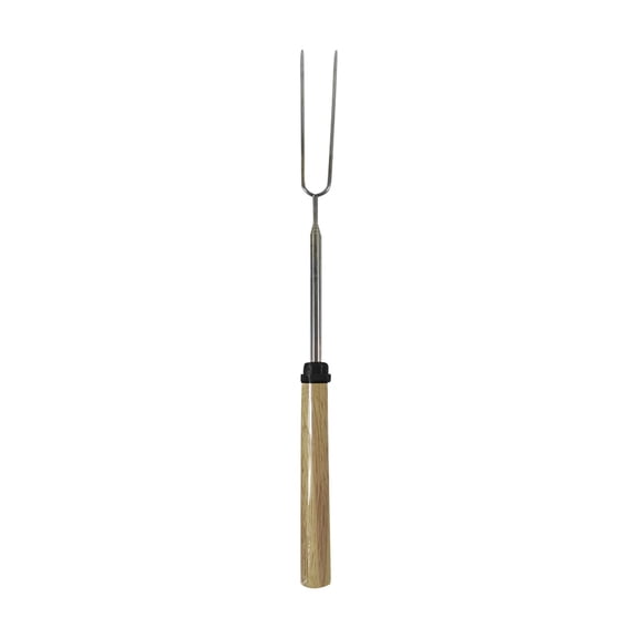 Extendable Stainless Steel Roasting Sticks 32 Inch, for S'mores Hot Dogs Campfires and Fire Pits, Telescoping Marshmallow Roasting Forks, Camping Gear