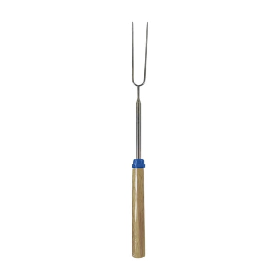 Extendable Stainless Steel Roasting Sticks 32 Inch, for S'mores Hot Dogs Campfires and Fire Pits, Telescoping Marshmallow Roasting Forks, Camping Gear