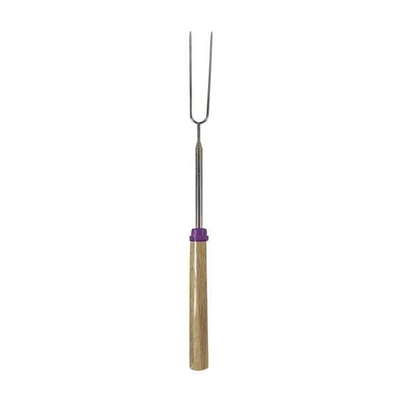 Extendable Stainless Steel Roasting Sticks 32 Inch, for S'mores Hot Dogs Campfires and Fire Pits, Telescoping Marshmallow Roasting Forks, Camping Gear