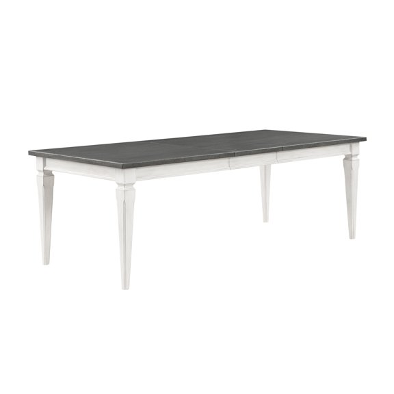 Extendable Synthetic Wood Table - Adds Seating for Family Gatherings