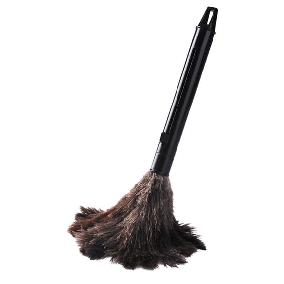 Extendable Telescopic Feather Duster, Thickened Anti-Static Car Duster for Household Cleaning, Retractable Handle Sweeper for Ceiling Fans, Blinds, and Interior Dusting