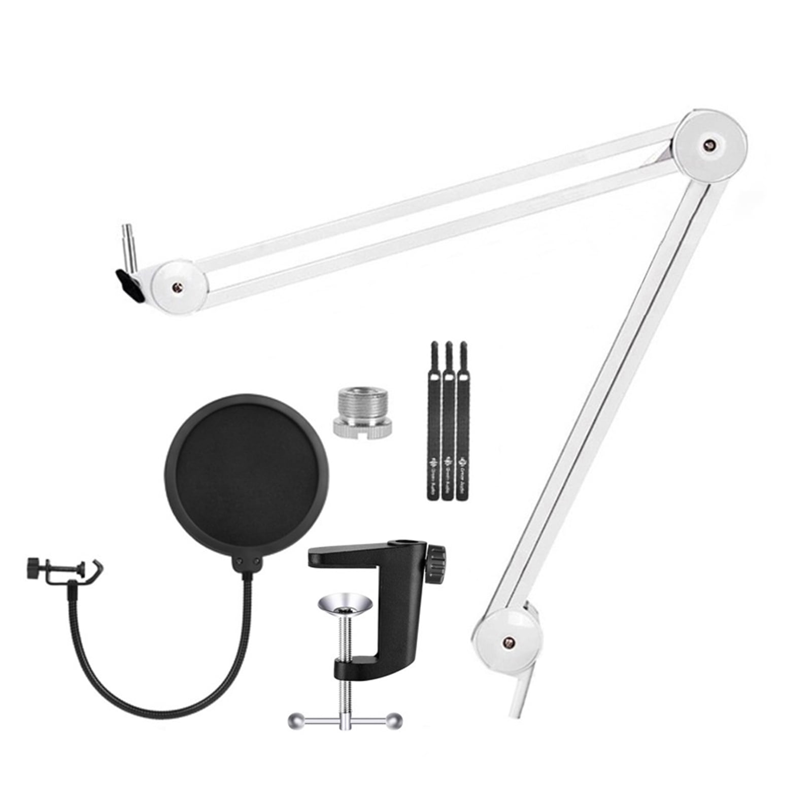Extendable Telescopic Microphone Stand Desktop Adjustable Height Studio