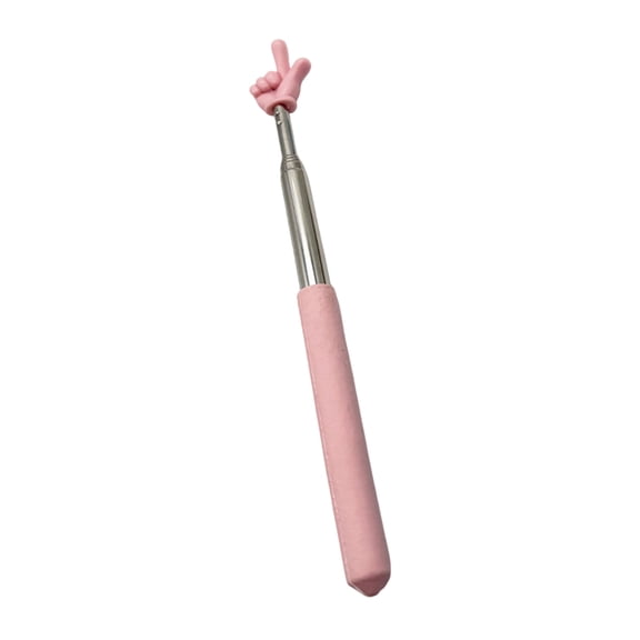 Extendable Telescopic Teacher Pointer, Retractable Finger Stick for Classroom Presentations, Whiteboards & Blackboards, 5 Colors Available
