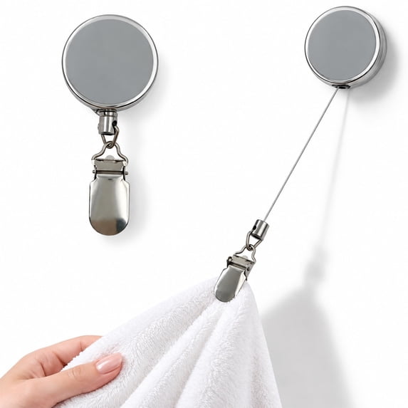 Extendable Towel Holder for Bathroom, Retractable Kitchen Hand Towel ...