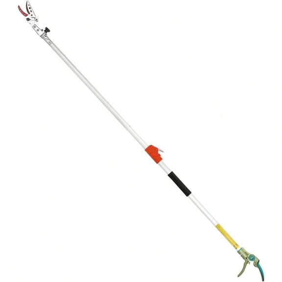 Extendable Tree Cutter 3.675.45 FT Telescopic Pole Pruner Lightweight Aluminum Handle TeflonCoated Blade Cuts Up To 1 Inch Ideal For Fruit Picking Tree Branch Cutting LFX101