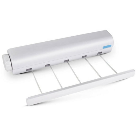 Extendable Wall Drying Rack, Wall Dryer with 5 Wires of 3.75 meters, Clothes Drying Rack for interior and exterior