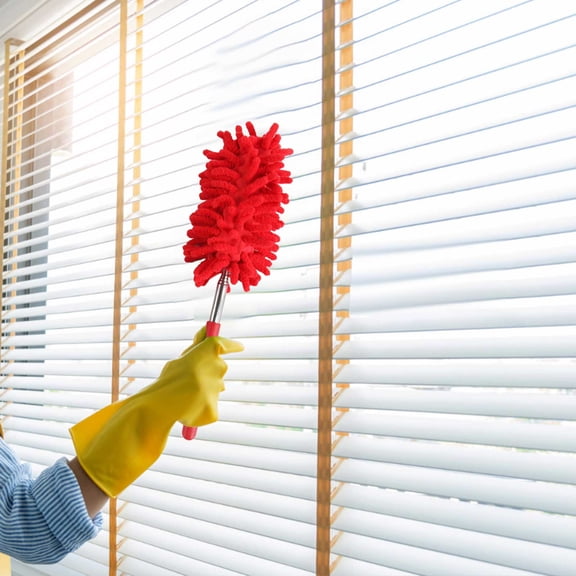 Extendable and Washable Microfibre Duster, Reachable, Microfibre Cleaning Tool, Small Dusters for Cleaning Office, Car, Computer, Furniture, Sofa
