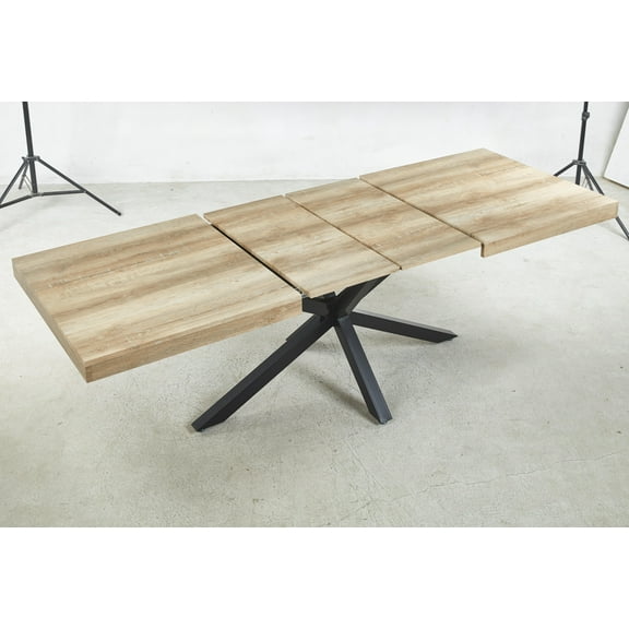 Extendable table ,DINING TABLE,OFFICE TABLE,COFFEE TABLE,240/200/160x90x75cm,walnut color
