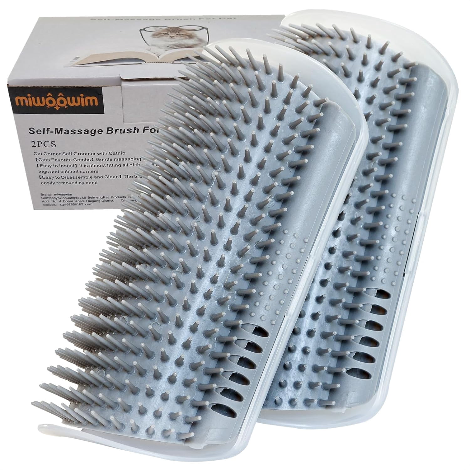 Curated visual reference: Extended 6 1 2 Pack Self Grooming Cat Brush Photo Inspiration
