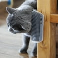 thumbnail image 1 of Extended (6.1Inch) 2 Pack Cat Self Groomer for Indoor Cats Cat Face Scratchers Wall Corner Self Grooming Cat Brush, 1 of 6