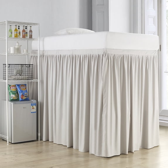Extended Bed Skirt Twin XL - Silver Birch (For Raised or Lofted Beds)