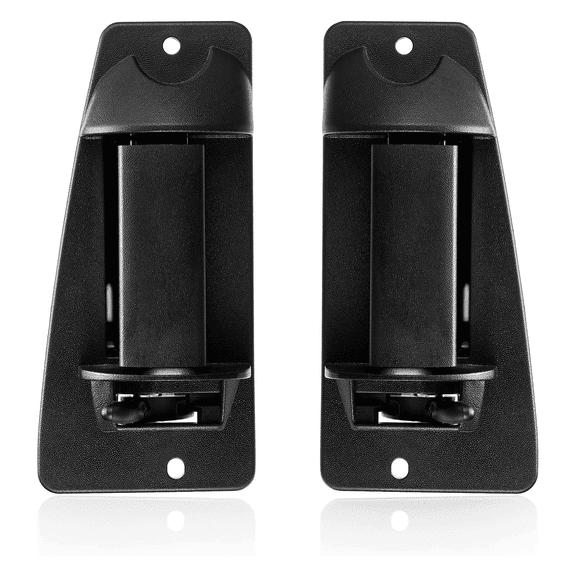 Extended Cab Door Handle Rear Left Driver and Right Passgenger Side Compatible with Chevrolet (Chevy) Silverado 1999-2007, Compatible with GMC Sierra 1500 2500 3500