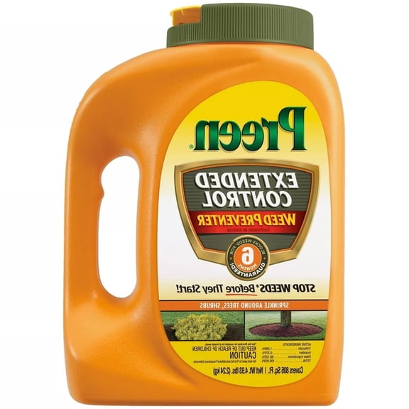 Extended Control Weed Preventer Herbicide - 4.93lbs: Lawn Care, Granular Formula, 805 sq ft Coverage