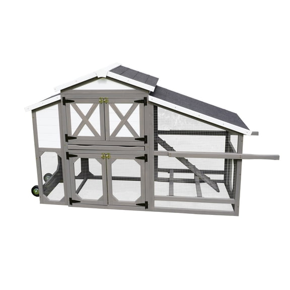 Extended Country Style Chicken Coop