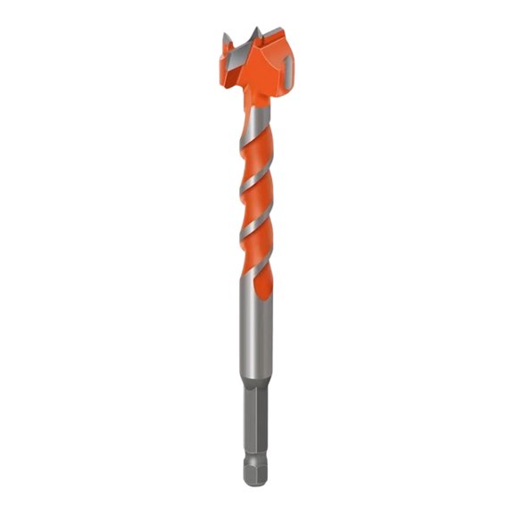 Extended Drill Bit Cutting Edged Hexagonal Shank Compatibility For Woodworking Plastic Board Drilling Hinge Installer