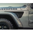 thumbnail image 1 of Extended Fender Vent Vinyl Decal Compatible with and Fits Jeep Wrangler JL/Jeep Gladiator JT 2018-2024 - Set of Two, 1 of 5