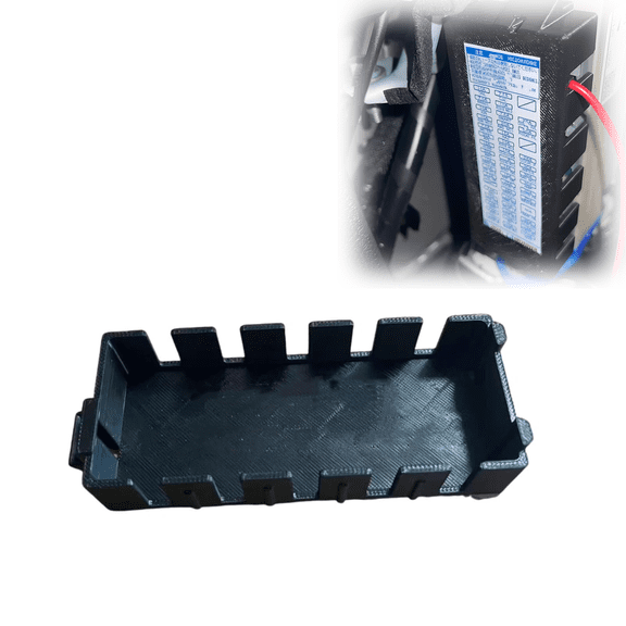 Extended Fuse Box Cover for 4Runner, Fuse Box Lid with Wire Pass-Through Design for Add-A-Circuit Setup, Easy Access Diagram for Vehicle Interior Upgrade