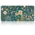 thumbnail image 1 of Extended Gaming Mouse Pad, 35.4"x15.7" Vintage Green Botanical Desk Mat for Keyboard and Mouse, Non-Slip Water-Resistant, 1 of 7