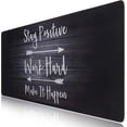 thumbnail image 1 of Extended Gaming Mouse Pad (35.4x15.7 in), Large Non-Slip Rubber Base Mousepad with Stitched Edges, Waterproof Keyboard Mouse Mat Desk Pad for Work, Game, Office, Home - Stay Positive, 1 of 6