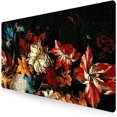 thumbnail image 1 of Extended Gaming Mouse Pad Large Desk Mat XXL 35.4x15.7in Mouse Pad Non-Slip Rubber Base Keyboard Pad Waterproof Desktop Mat for Laptop Computer Work Game Home Office-Painting Flower, 1 of 5