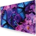 thumbnail image 1 of Extended Gaming Mouse Pad Large Desk Mat XXL 35.4x15.7in Mouse Pad Non-Slip Rubber Base Keyboard Pad Waterproof Desktop Mat for Laptop Computer Work Game Home Office-Blue Butterflies, 1 of 6