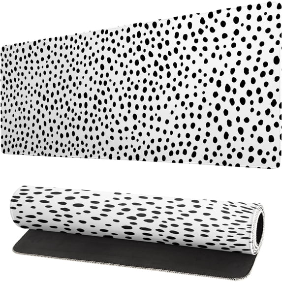 Extended Gaming Mouse Pad, Large Gaming Mouse Waterproof with Stitched Edges, Non-Slip Desktop Pad for Home and Office, Level Up Your 31.5x11.8 Inch\u2026 (Speckle Pattern)