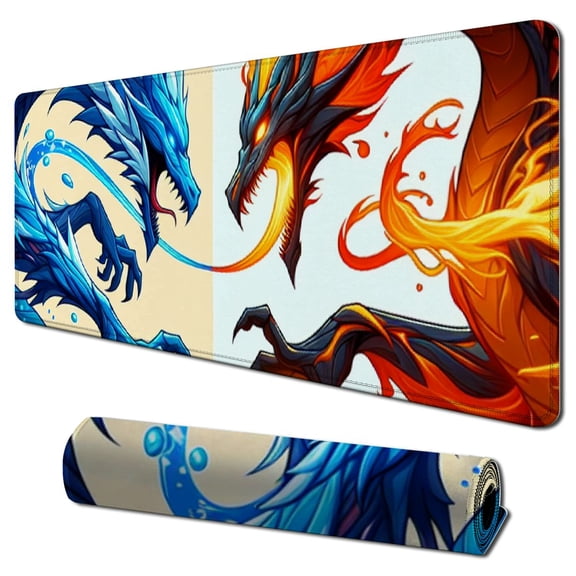Extended Gaming Mouse pad, Large Gaming Mousepad, Desk Mat, Anti-Dirty Skid Proof Lockrand Keyboard Mat, Perfect for Computers,
