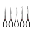 thumbnail image 2 of Cal-Hawk 11-Inch Long Bent 90-Degree Needle Nose Pliers - Matte Handle - CPL16LBB 2 of 5