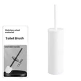 thumbnail image 1 of Extended Handle Splash Proof Toilet Brush And Plunger Set Stainless Steel For Bathroom RV Clean, 1 of 11