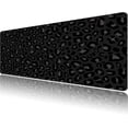 thumbnail image 1 of Extended Large Computer Gaming Mouse Pad Desk Mat(31.5×15.7 in),Desk Pad with Non-Slip Base and Stitched Edges for Work Office Large Gaming Mouse Pad Desktop Pad-Black Leopard Cheetah, 1 of 5