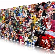 Extended Large Gaming Mouse Pad, Full Desk Keyboard Mouse Pad, XXL Bigmouse Pad with Anime, Waterproof and Anti-Skid for Office Desk Decor . 35.4 15.75 0.1 inch