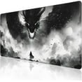 thumbnail image 1 of Extended Large Gaming Mouse Pad, Horror Anime Manga Large Desk Mat for Desktop XXL, Non-Slip Rubber Base Stitched Edges Long Computer Keyboard Desk Pad Mouse Mat for Gaming Home Office 35.4"X15.7", 1 of 7