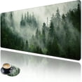 thumbnail image 1 of Extended Large Mouse Pad, Functional Desk Pad with Stitched Edges, XXL Mouse Pad Large (31.5x11.8 Inch) w/ Brilliant Design, Desk Mat Keyboard Pad Non Slip Base Gaming Mousepad - Forests, 1 of 6