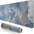 thumbnail image 1 of Extended Large Mouse Pad, XXL Gaming Mousepad 31.5 x 15.7 Inch, Big Computer Keyboard Desk Pad, Waterproof Mouse Mat with Stitched Edges and Non-Slip Base for Office Gaming, Dark Blue Marble, 1 of 6