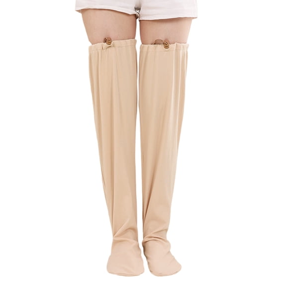 Extended Length Thermal Socks For Seniors Breathable Cotton Sock Nonslip Safety Indoor Winter Wear