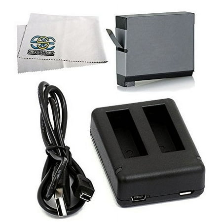 Extended Life Replacement Battery (AHDBT-401) with Charger for GOPRO Hero 4 Black Edition