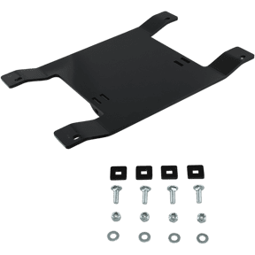 Moose Plow Bottom Mount Kit, Steel, Black, ATV Snow Plow Mounting Hardware, Made in USA (2750PF)