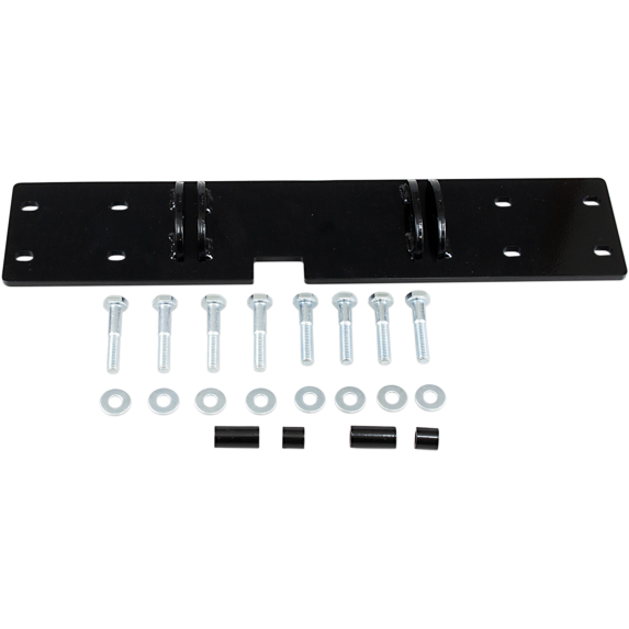 Moose Plow Bottom Mount Kit, Steel, Black, ATV Snow Plow Universal Push Tube Mounting Hardware (2730PF)