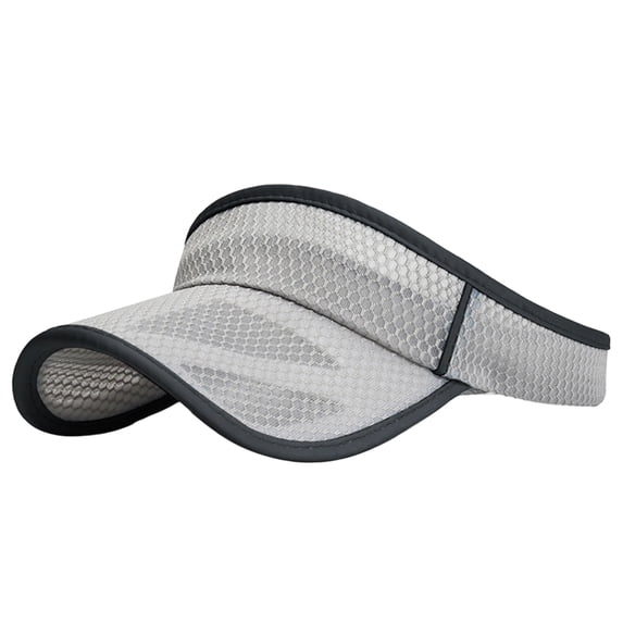 Extended Mesh Sun Visor for Men Women, Adjustable Outdoor Sports Visor Hat, Breathable Lightweight Cap, Ideal Accessory for Cycling, Jogging, Beach, Golf and Outdoor Fitness Activities